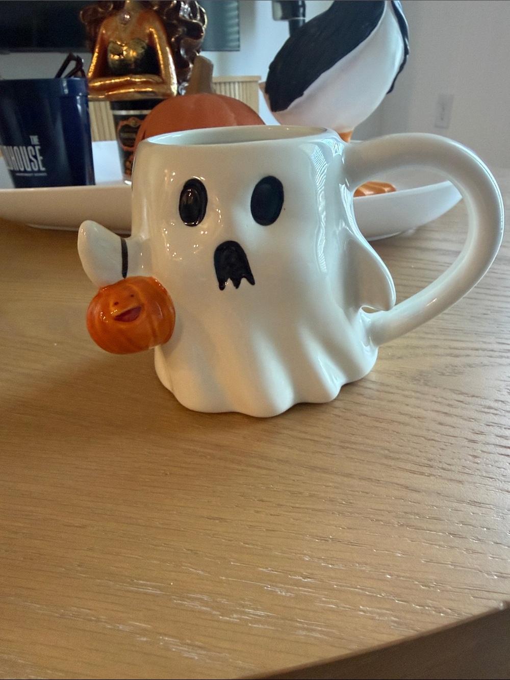 HYDE & EEK Halloween stoneware mug GHOST